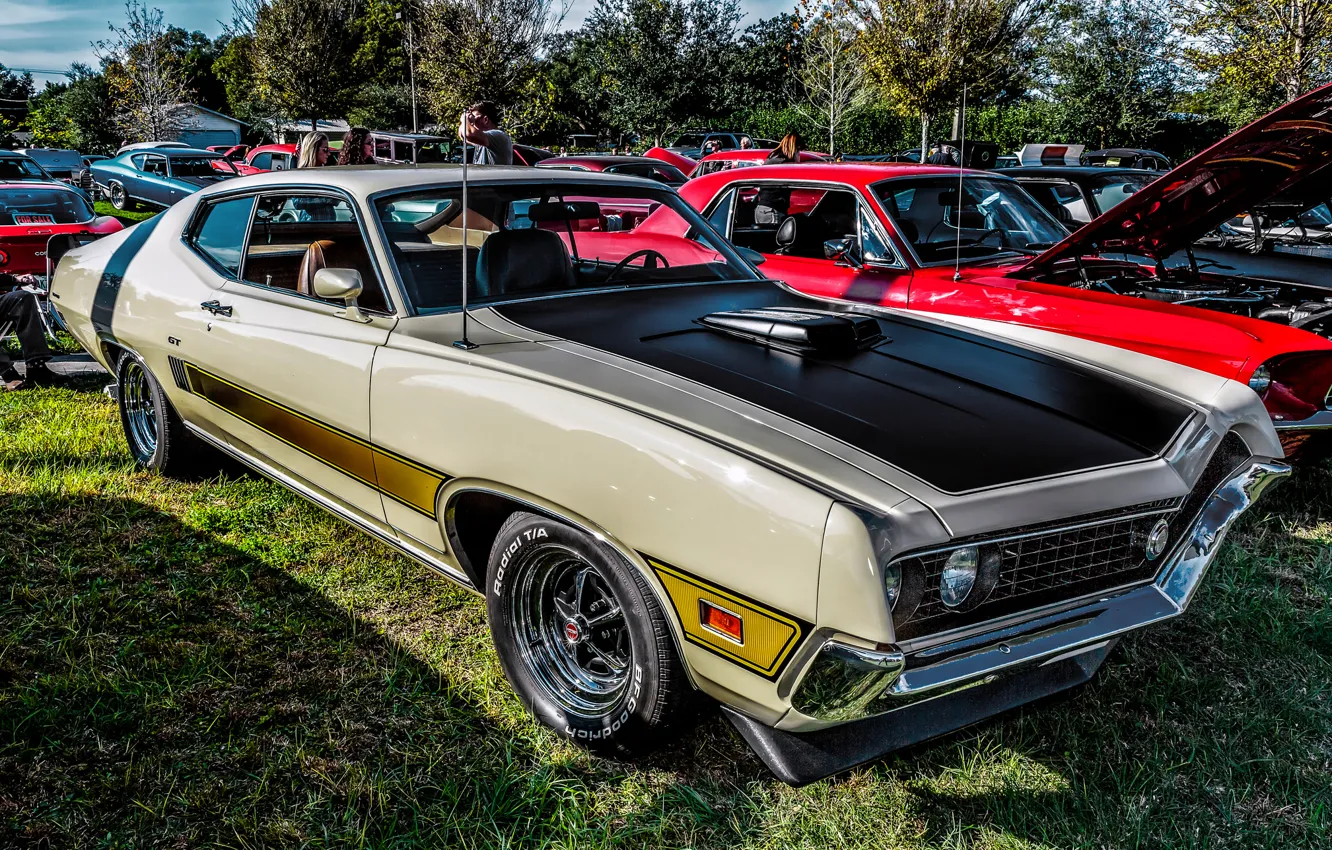 Фото обои Ford, классика, Ford Torino GT