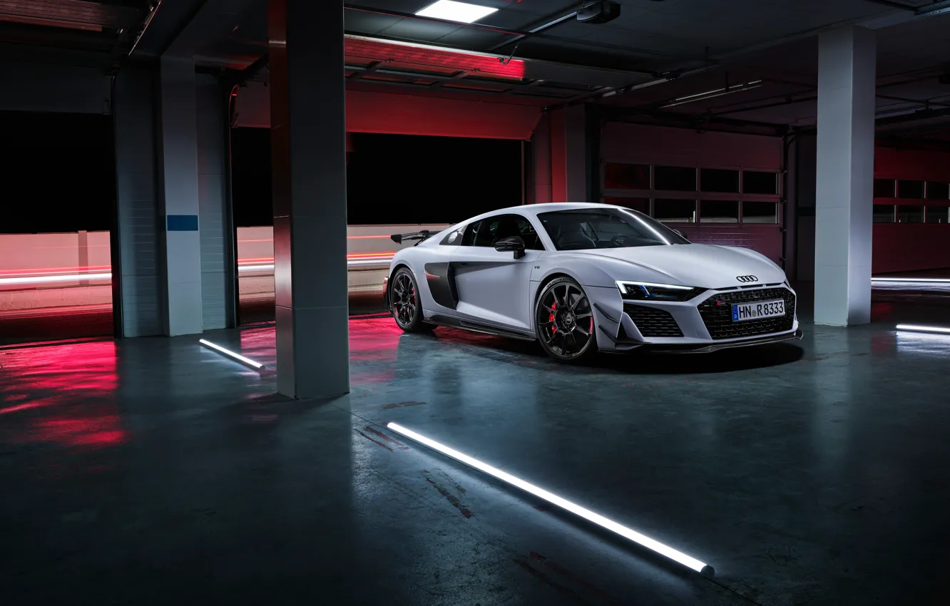 Фото обои Audi, supercar, modern, R8, Audi R8 Coupe V10 GT RWD