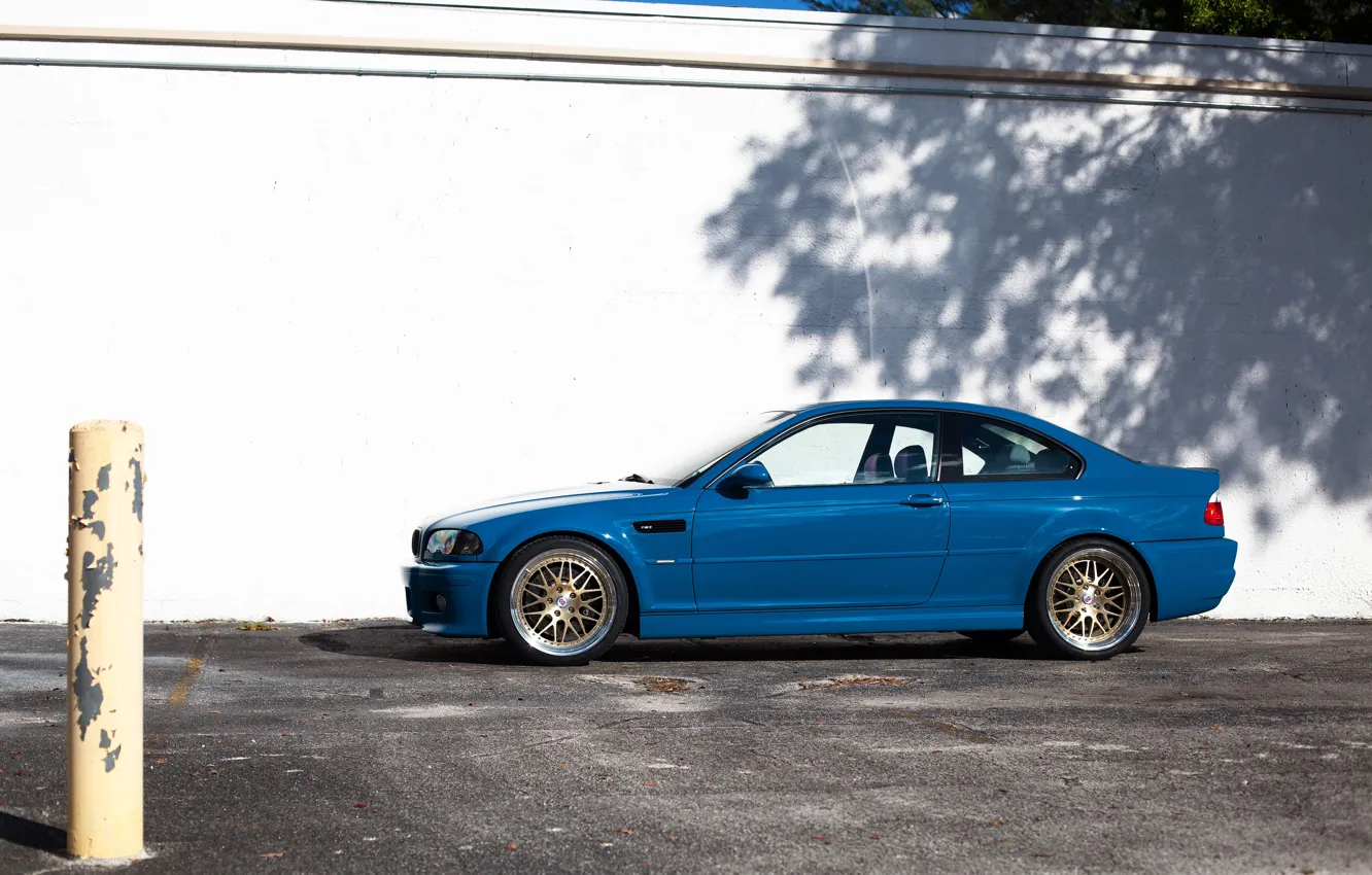 Фото обои bmw, wheels, e46, hre