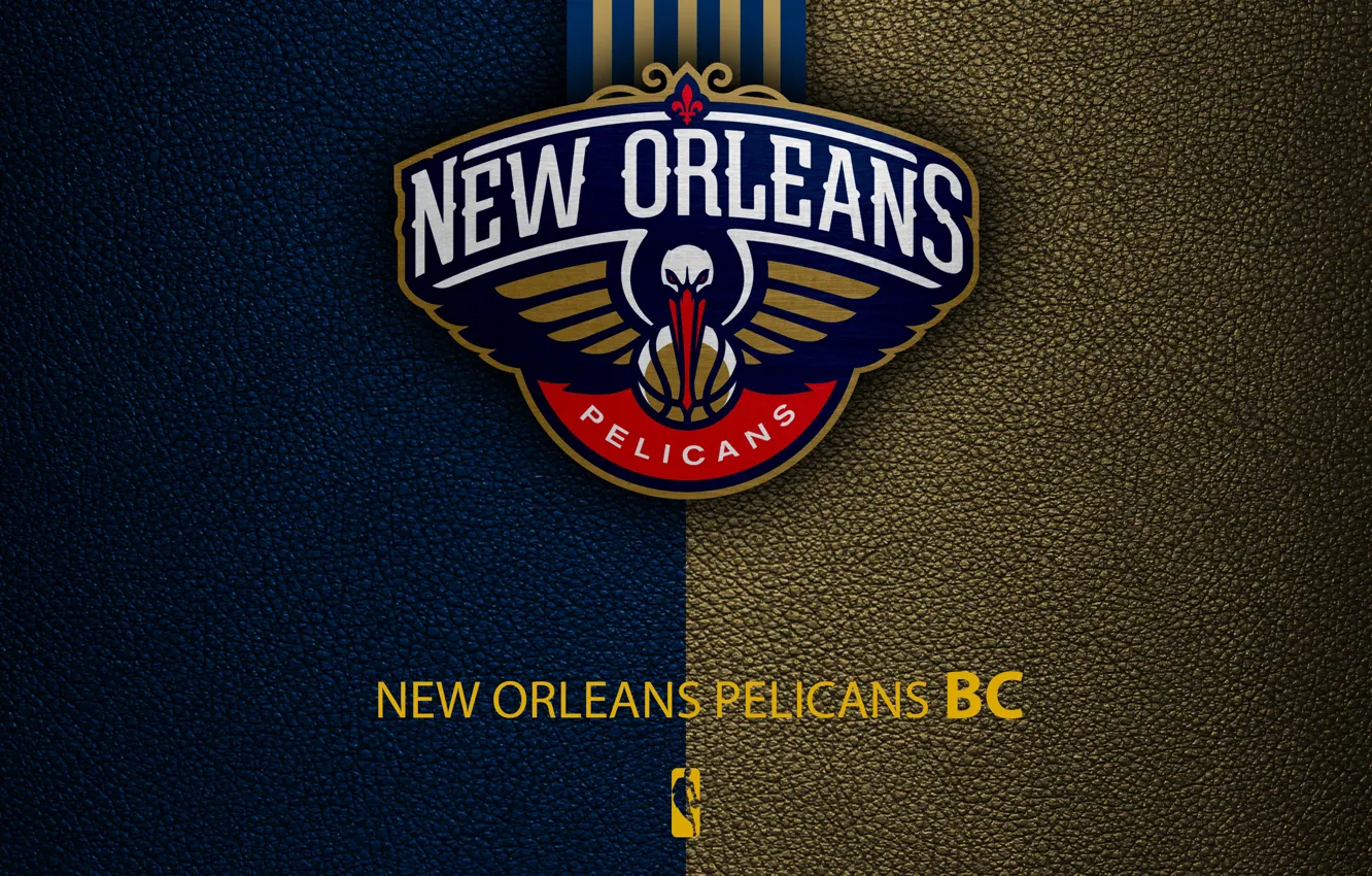 Фото обои wallpaper, sport, logo, basketball, NBA, New Orleans Pelicans