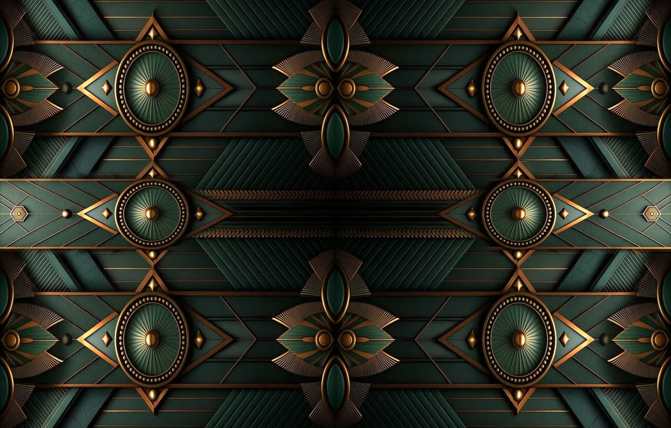 Фото обои design, art, fractal, illustration
