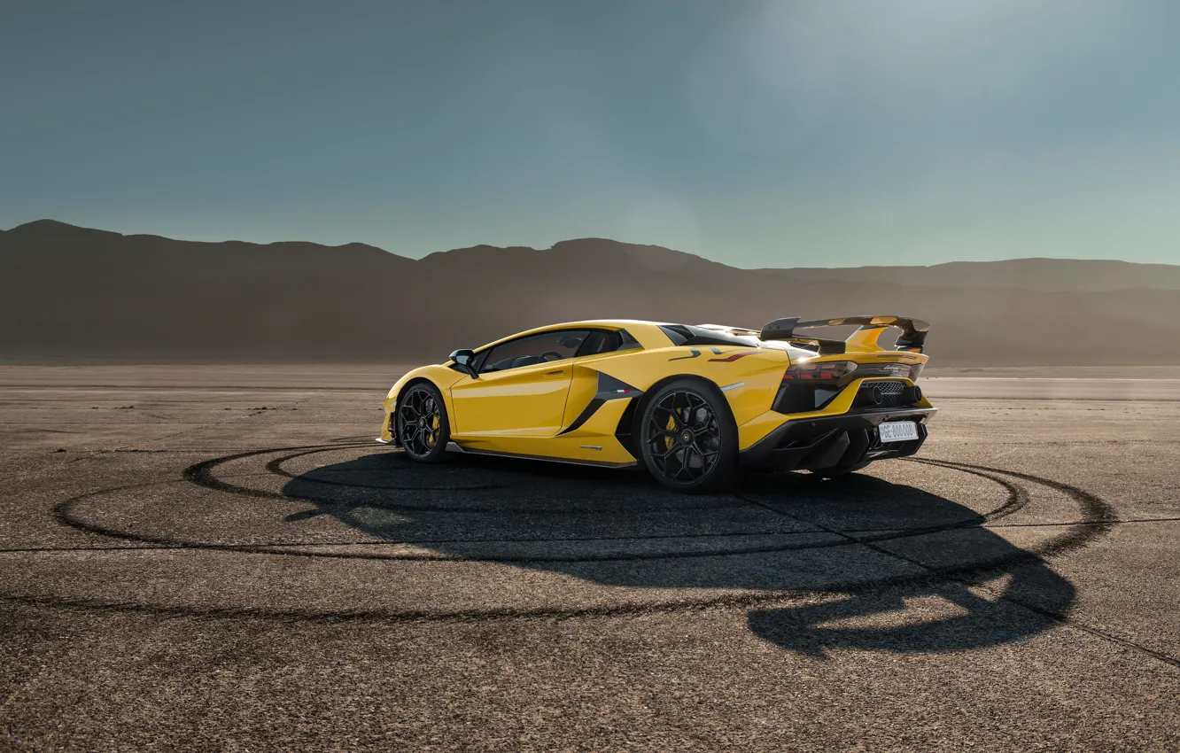 Фото обои Lamborghini, суперкар, Aventador, SVJ, 2019, Aventador SVJ