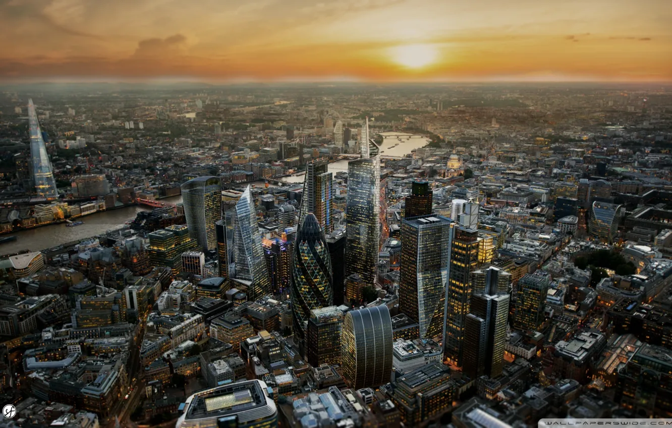 Фото обои city, London, skyscrapers