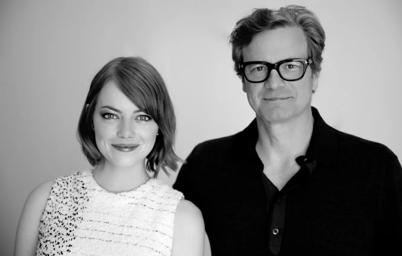 Фото обои Emma Stone, Colin Firth, Magic in the Moonlight, Магия лунного света