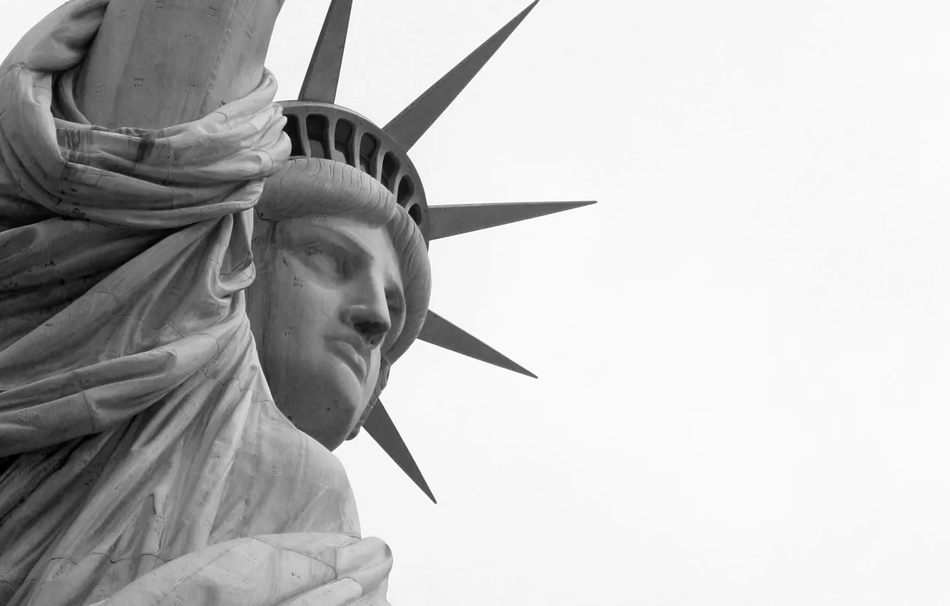 Фото обои крупный план, символ, америка, статуя свободы, сша, штаты, liberty, usa