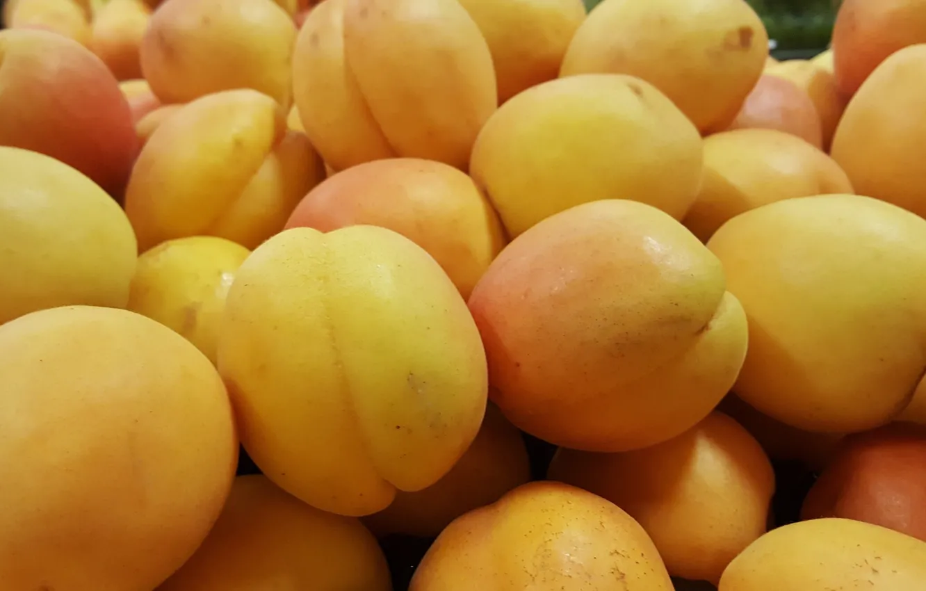 Фото обои текстура, плоды, абрикосы