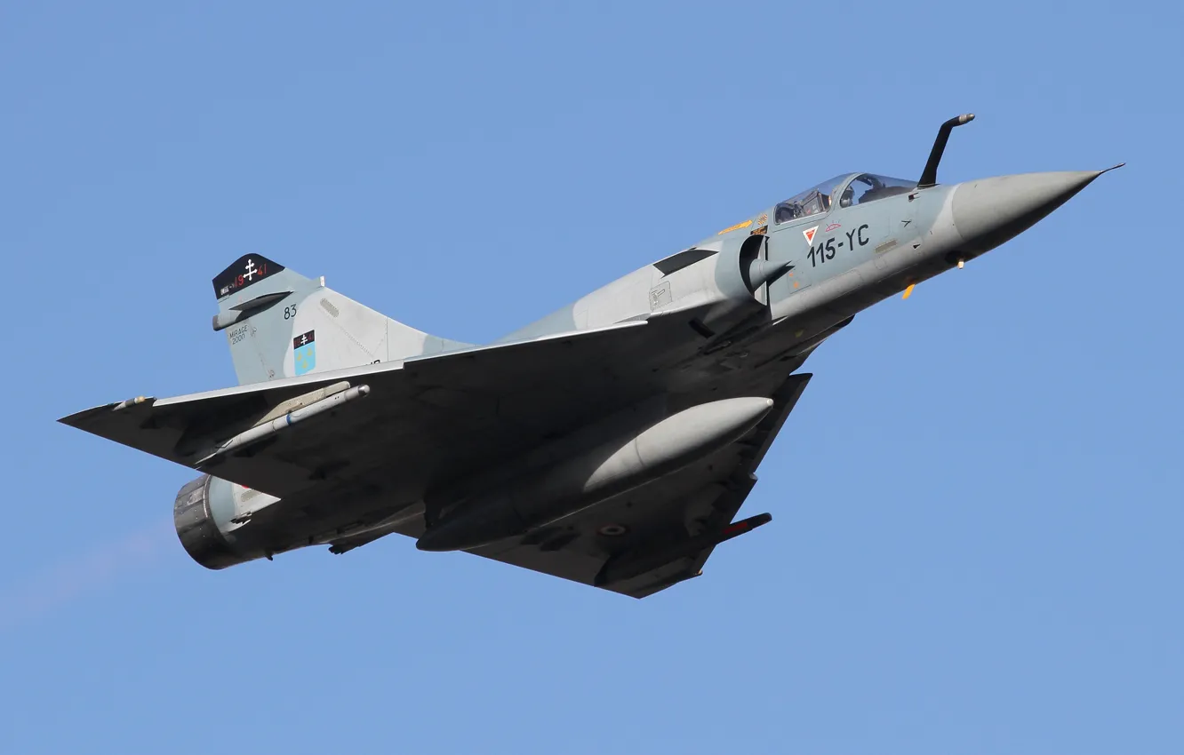 Фото обои истребитель, многоцелевой, Mirage 2000C, «Мираж» 2000C