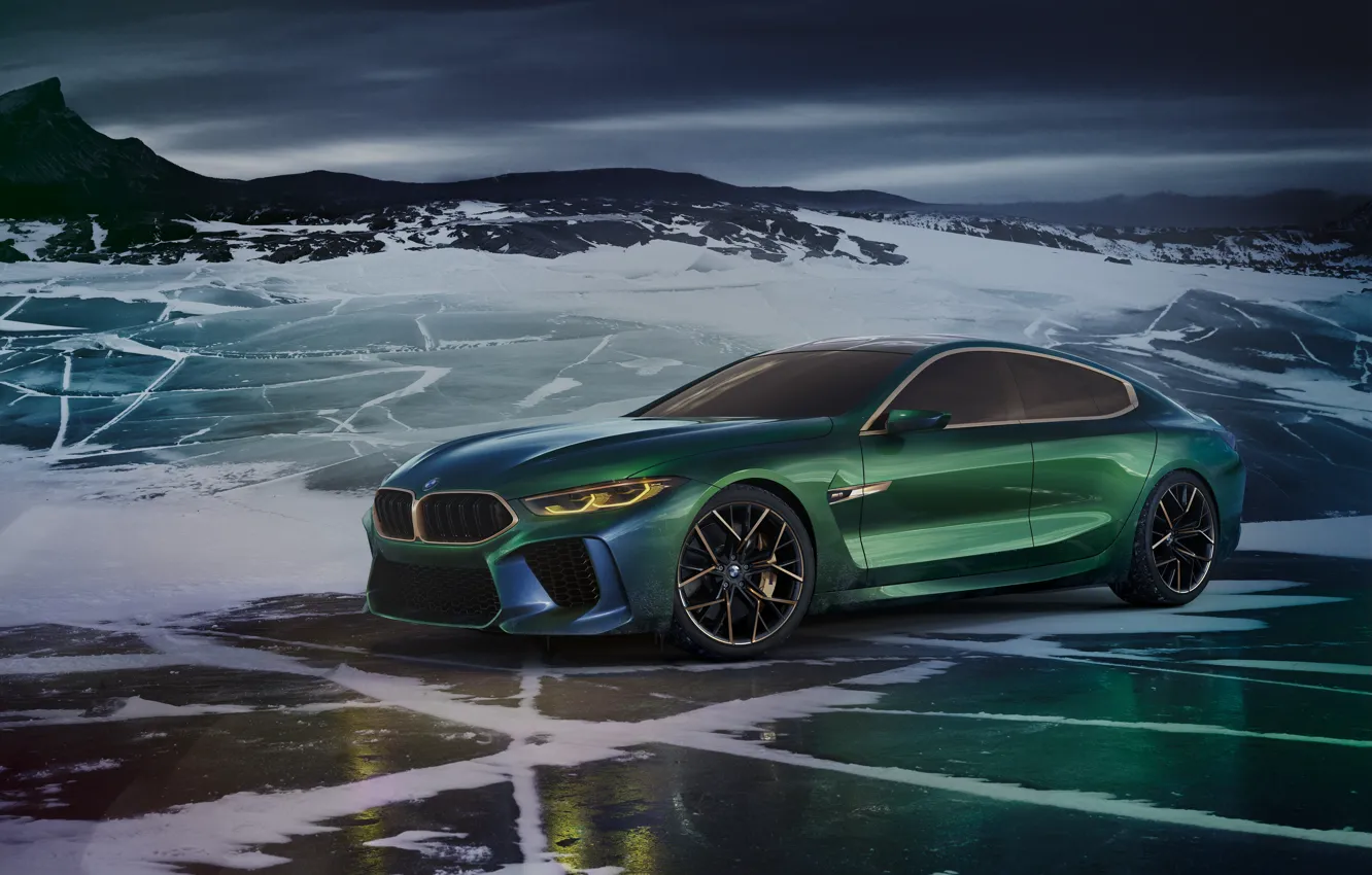 Фото обои Concept, BMW, концепт, Gran Coupe, вмб