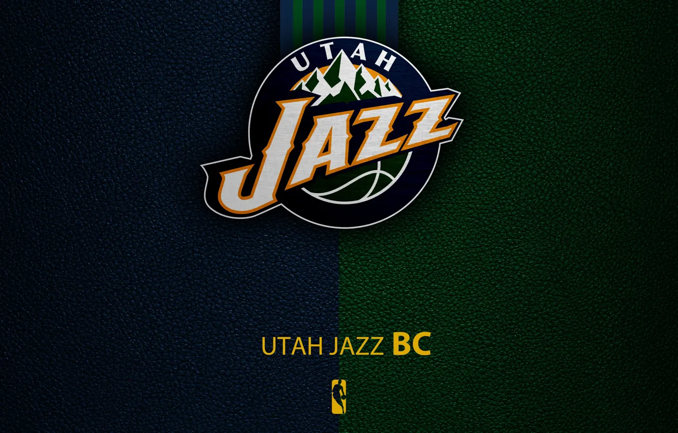 Фото обои wallpaper, sport, logo, basketball, NBA, Utah Jazz