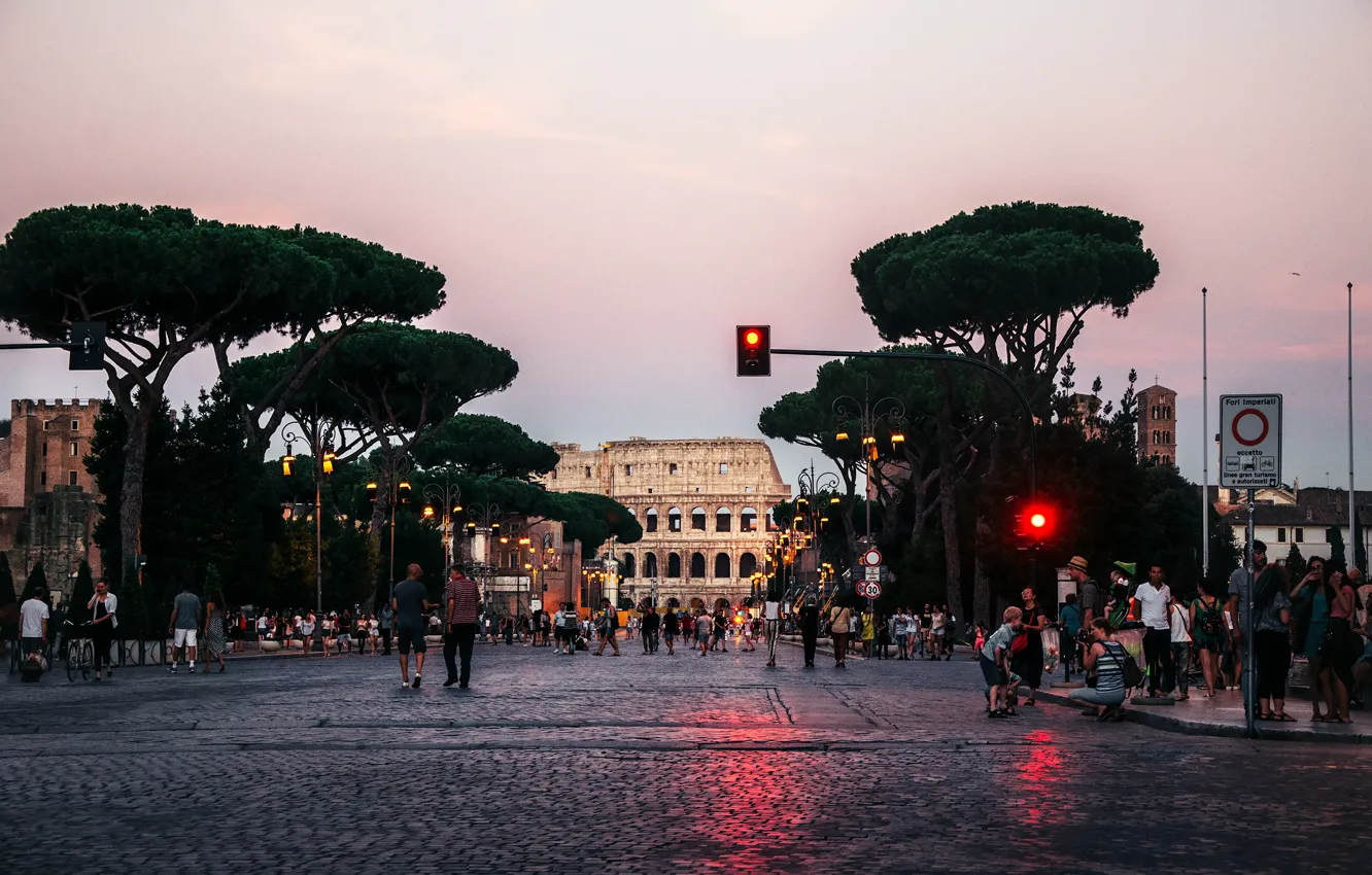 Фото обои пейзаж, город, Рим, Италия, Italy, Rome, Roma, berdnikphoto