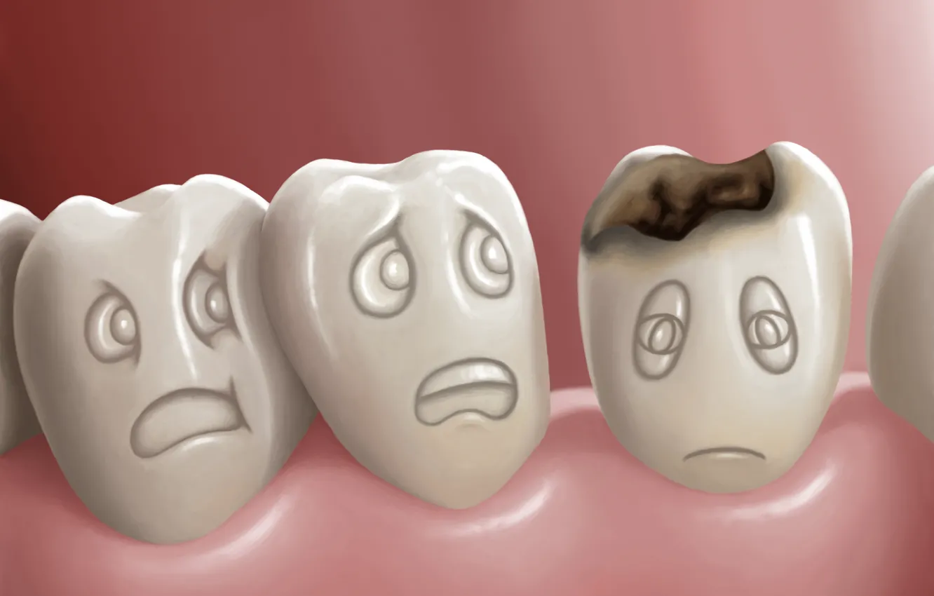 Фото обои teeth, health, tooth decay, mental