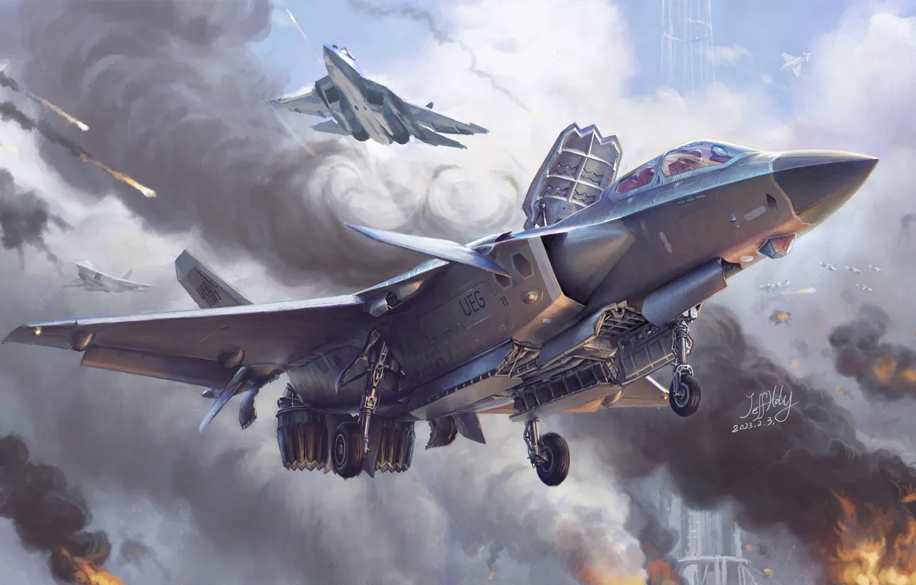 Фото обои aircraft, military, aviation
