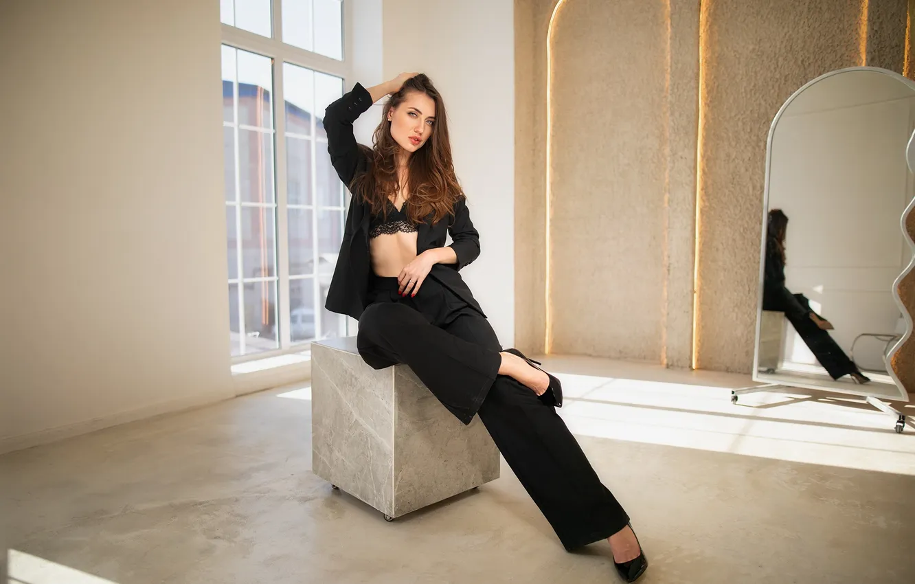 Фото обои девушка, секси, обои, милая, модель, яркие, макияж, стройная