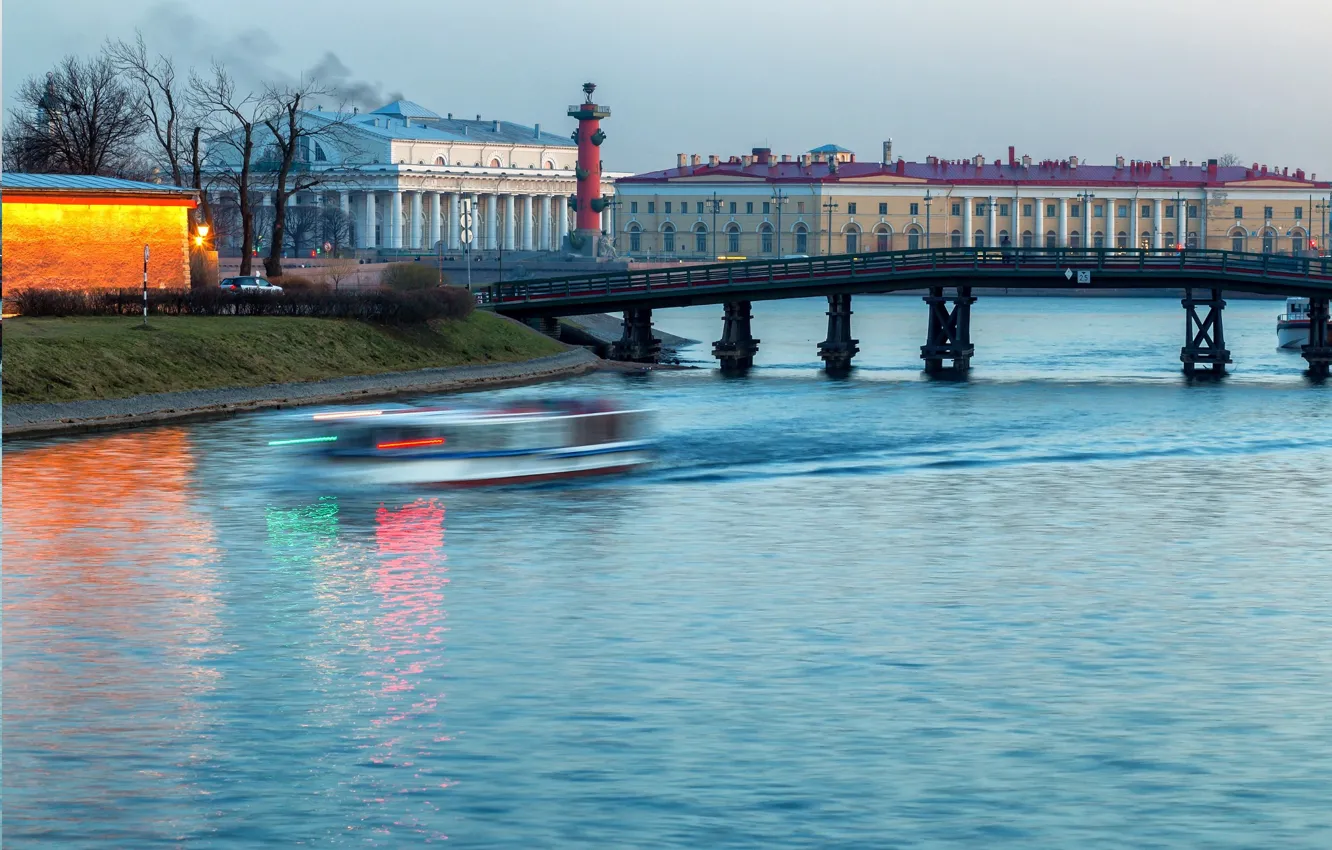 Фото обои мост, Санкт-Петербург, Россия