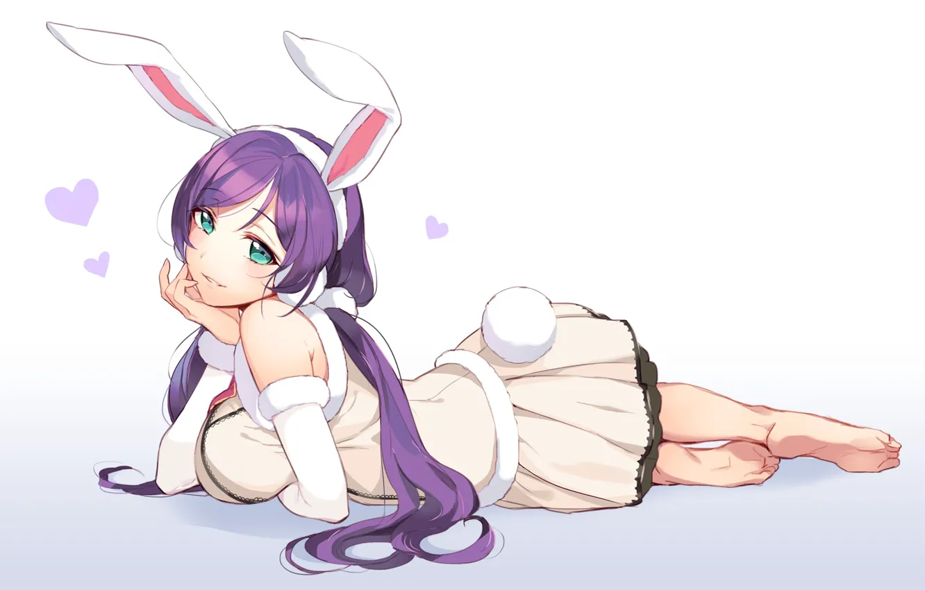 Фото обои девушка, аниме, арт, love live! school idol project, toujou nozomi, tuuuh