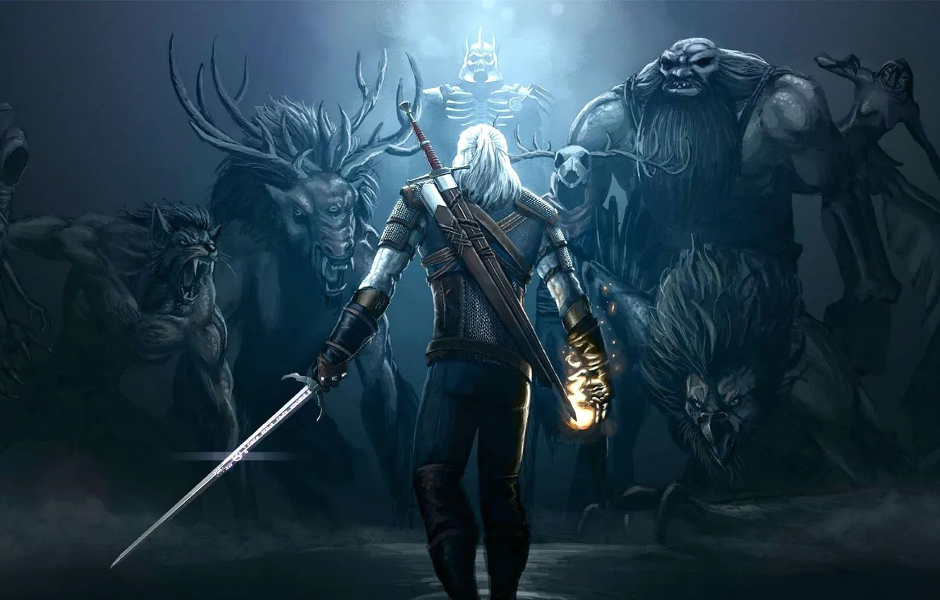 Фото обои the witcher, Games, monsters