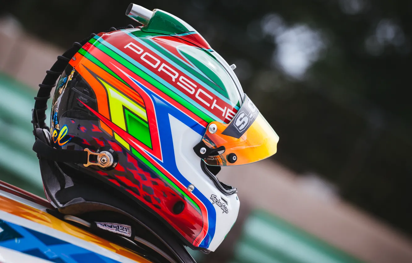 Фото обои гонка, спорт, шлем, автомобиль