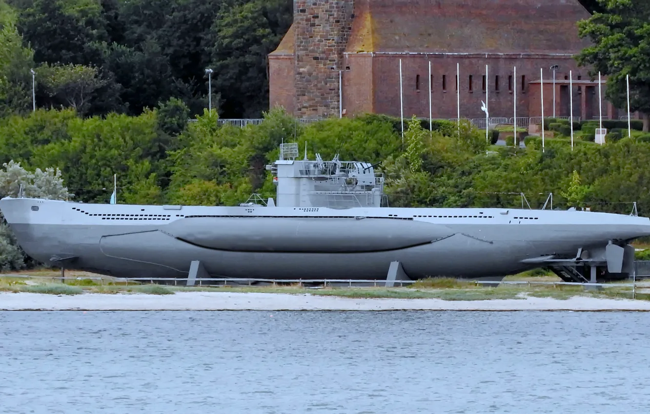 Фото обои Германия, U-995, подводная лодка - музей