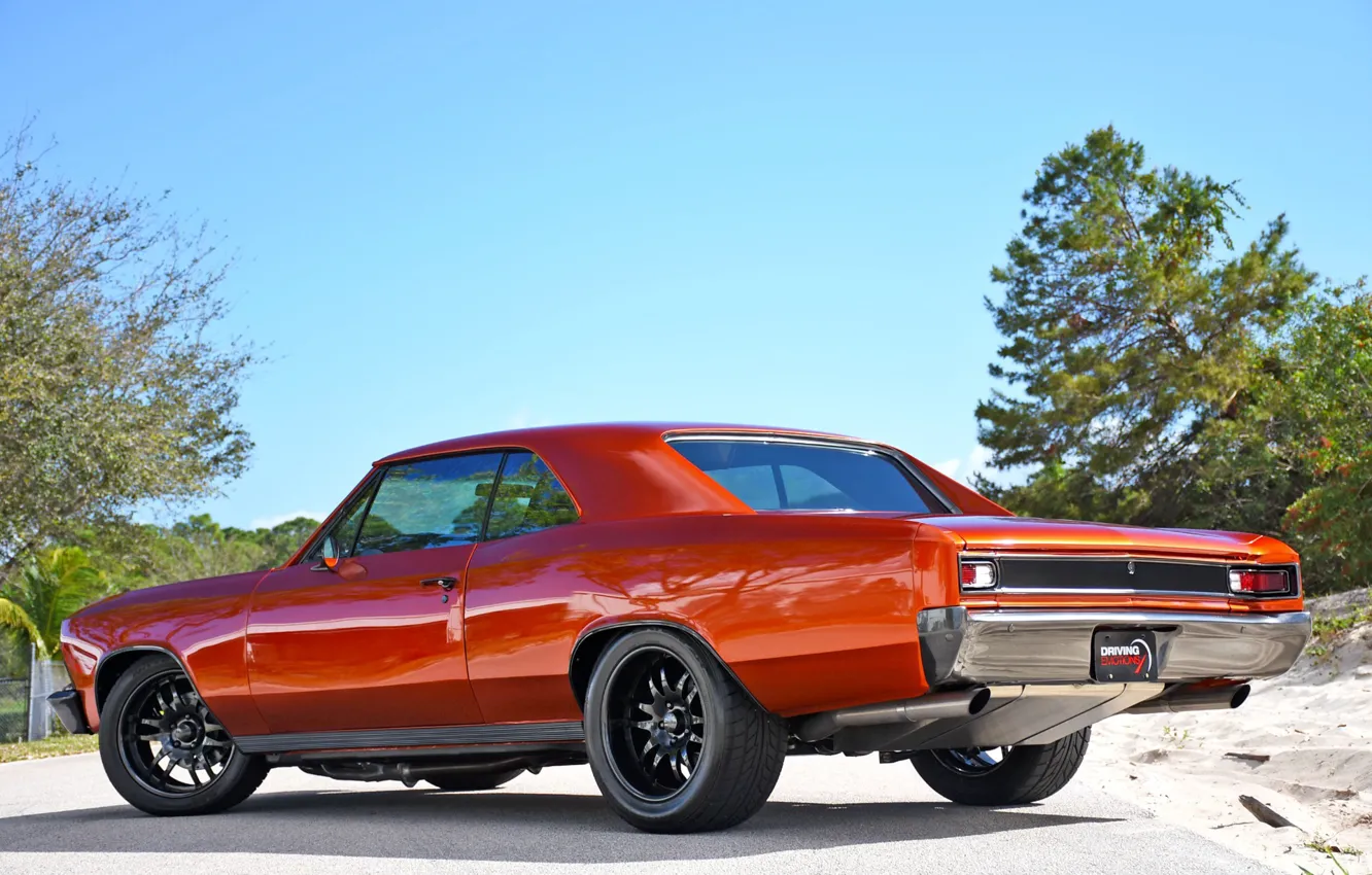 Фото обои Muscle, Car, Coupe, Chevy, Chevelle, Chevelle SS