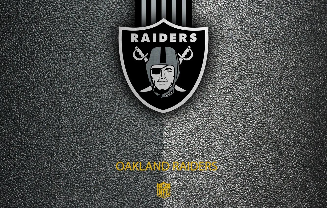 Фото обои wallpaper, sport, logo, NFL, Oakland Raiders