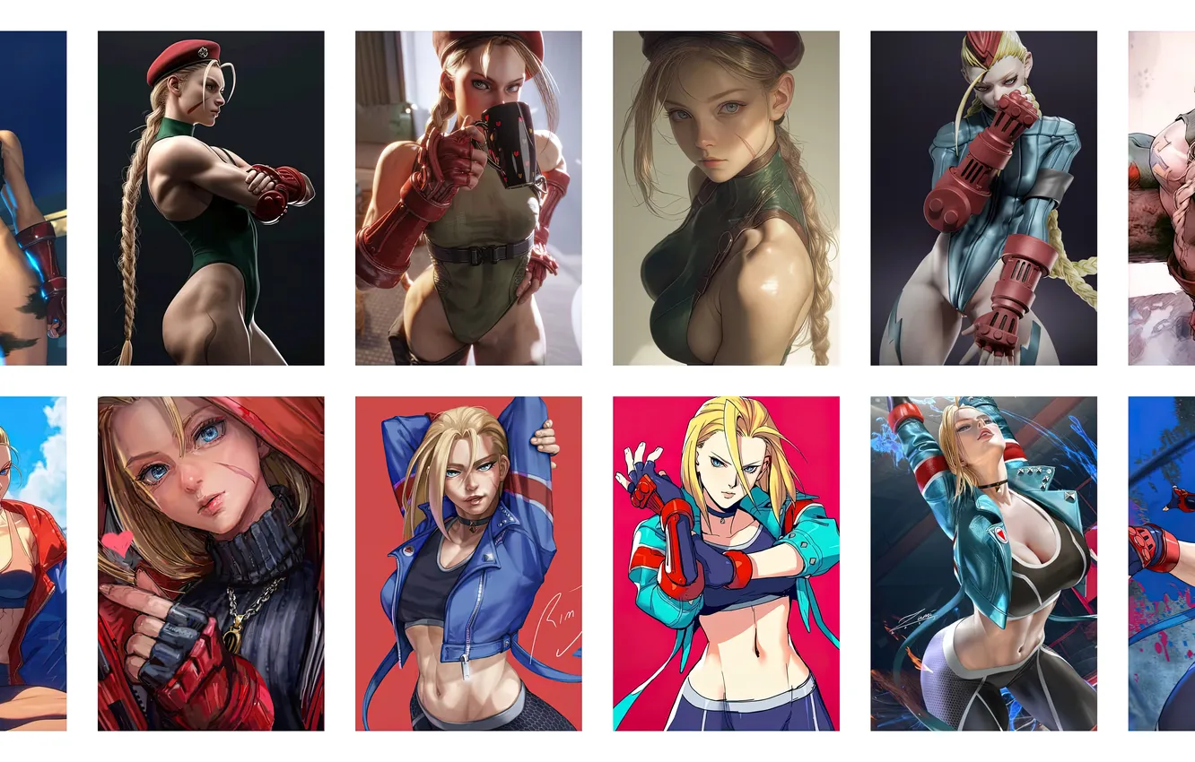 Фото обои Girl, Fan Art, Cammy White, Game Art, Character Art, Street Fighter 6, AI Art