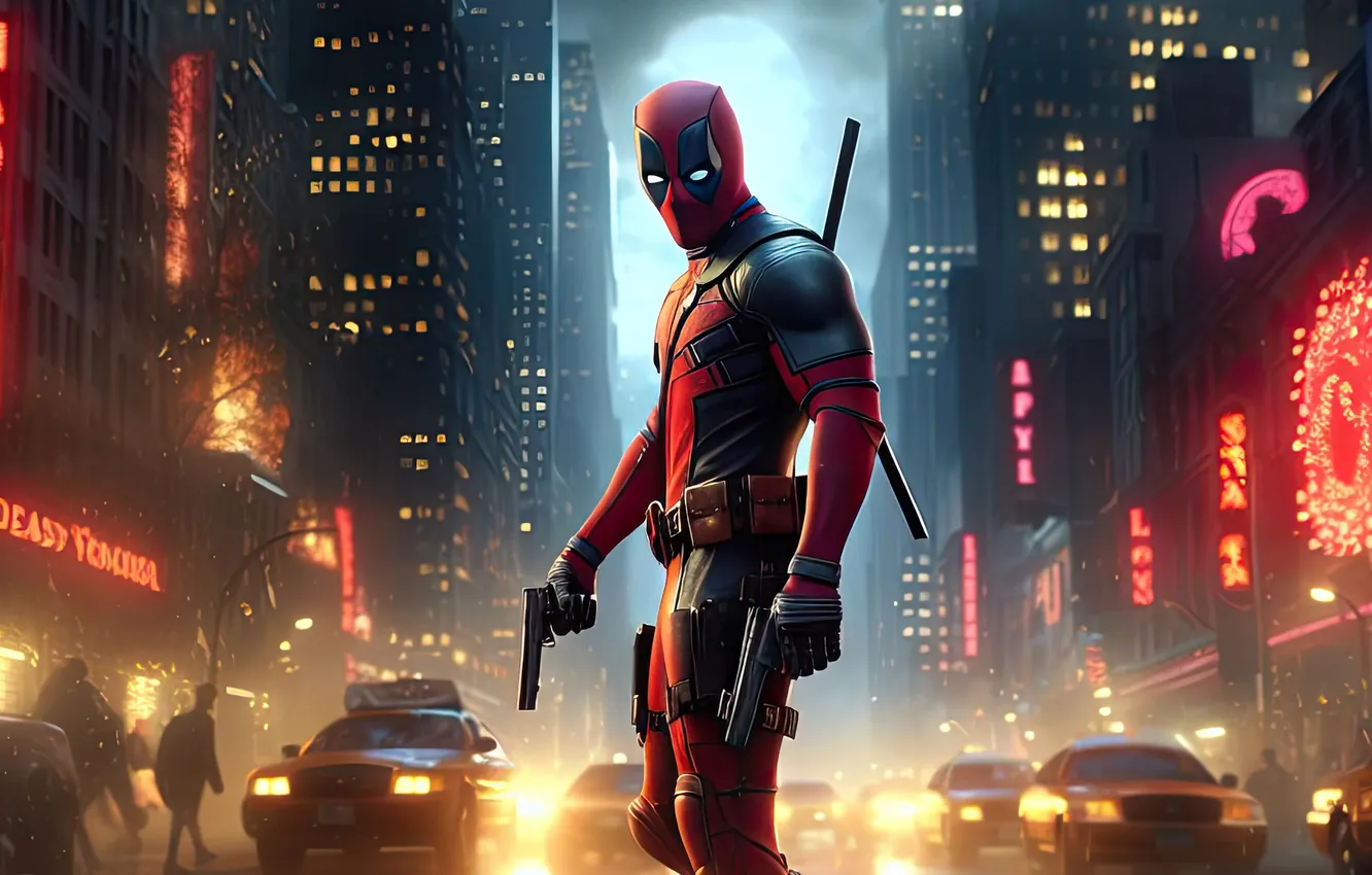 Фото обои deadpool, film, serpent