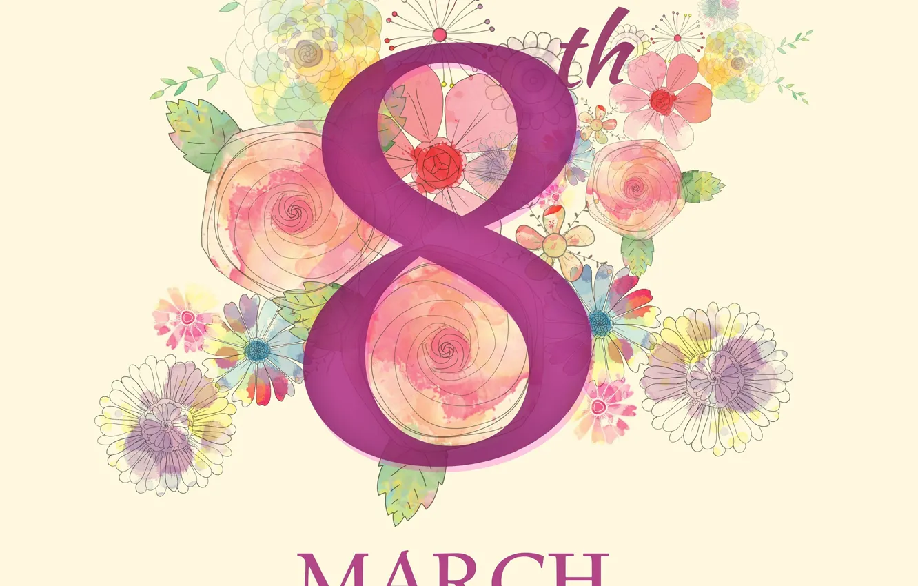 Фото обои цветы, праздник, весна, 8 марта, женский день