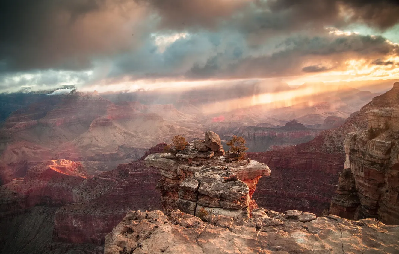 Фото обои природа, скалы, каньон, панорама