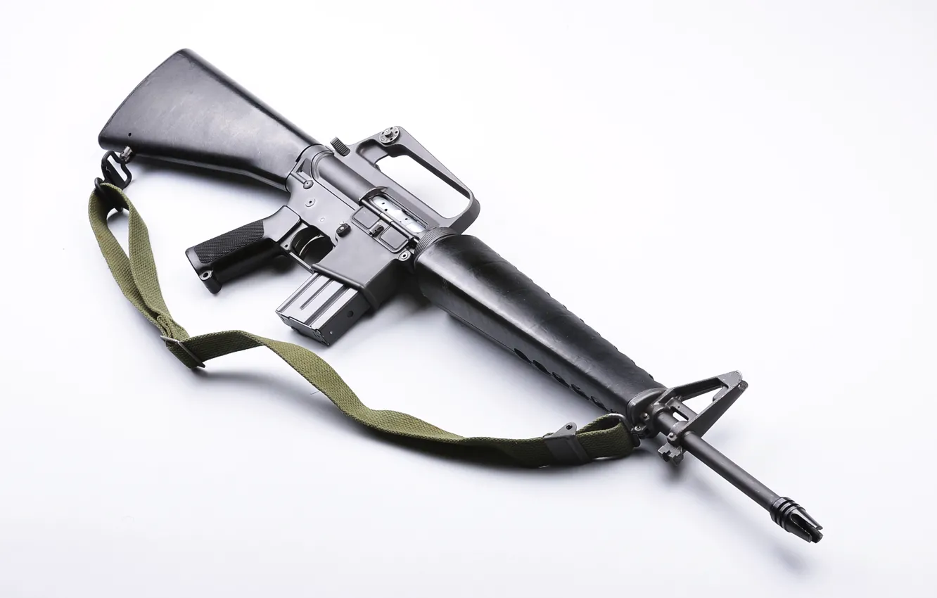 Фото обои оружие, винтовка, M16, автоматическая