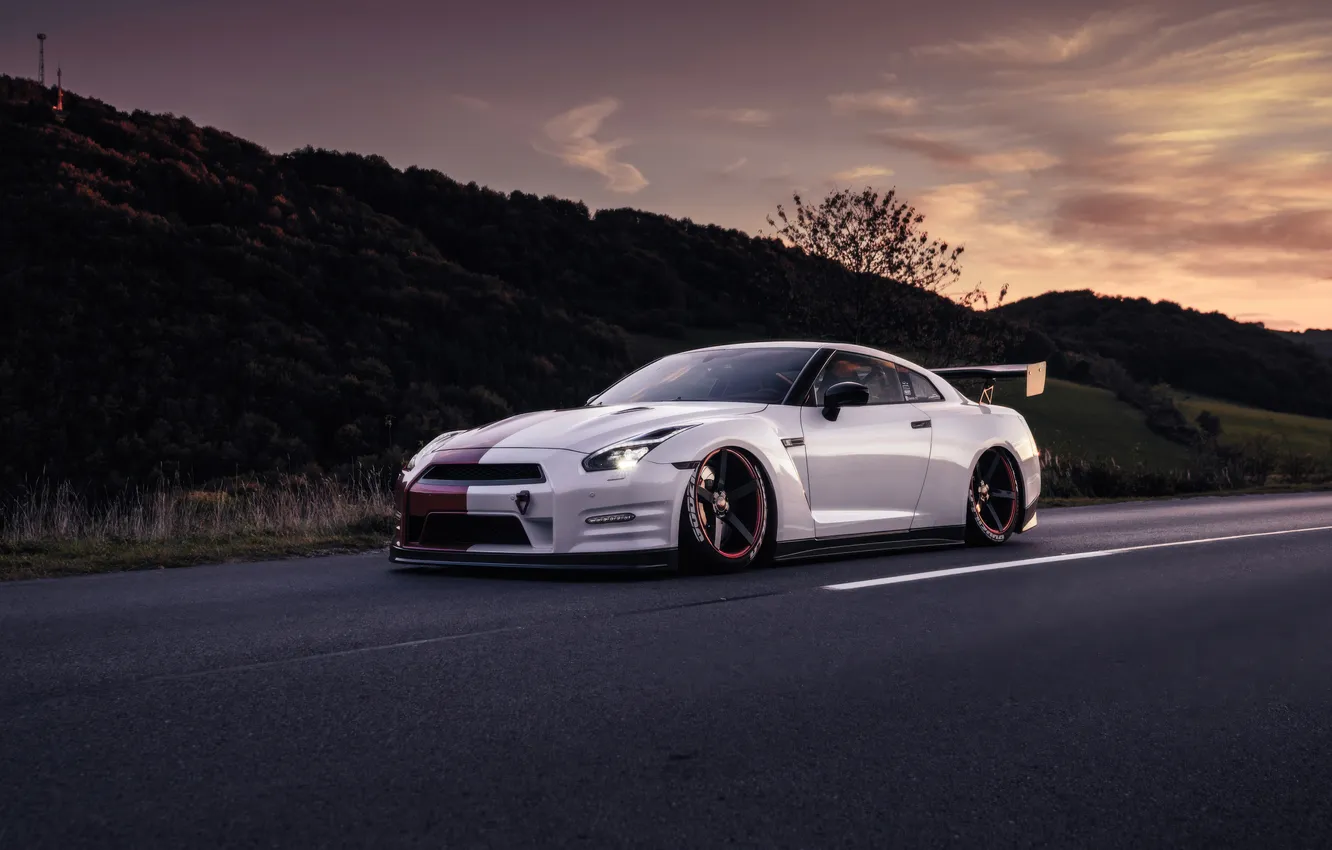 Фото обои nissan, gtr, spotlight