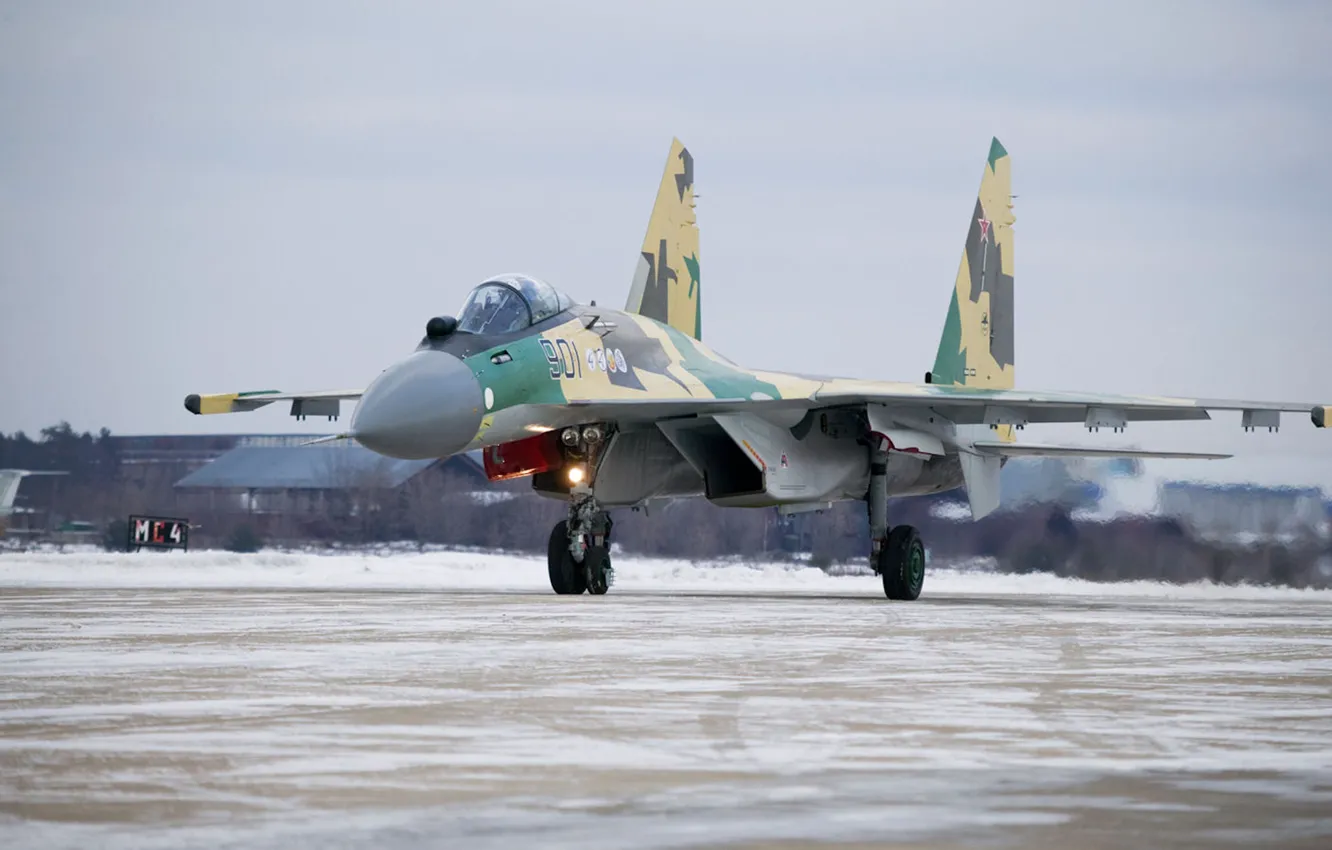 Фото обои Су-35, ОКБ Сухого, ВВС России, Flanker-Е+
