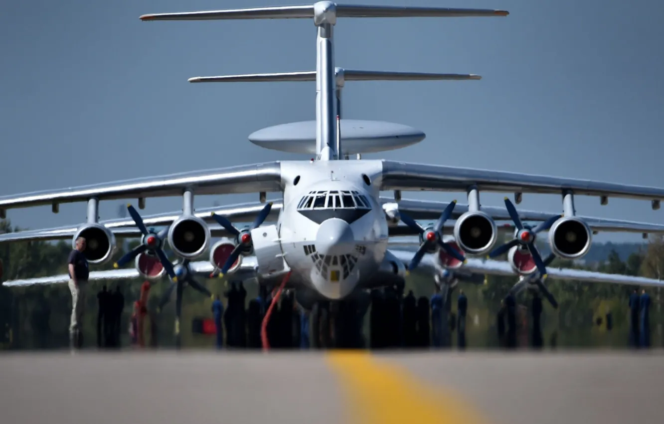 Фото обои Россия, самолёт, Russia, ВВС, российский, plane, Ил-76, Макс-2015