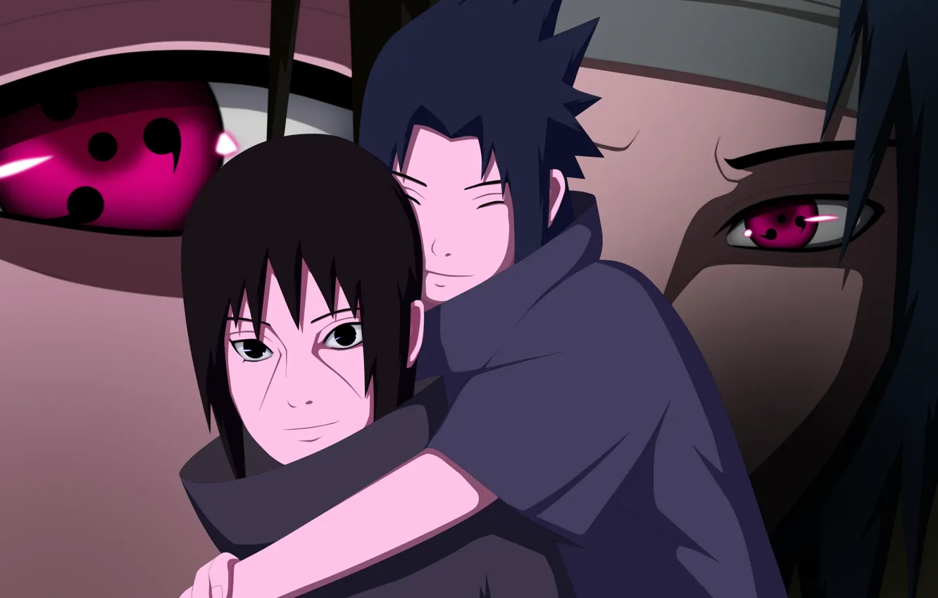 Фото обои братья, Sasuke, naruto, uchiha, itachi