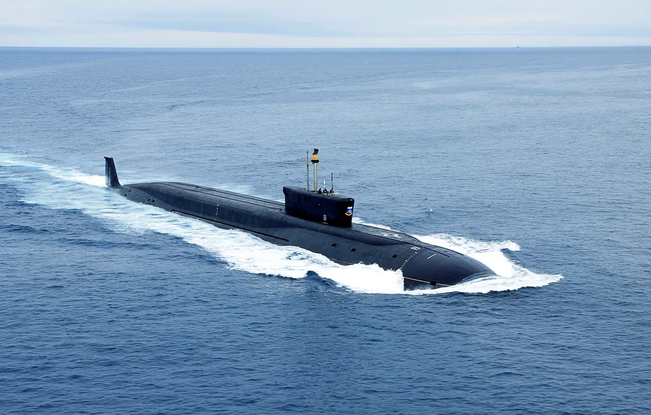 Фото обои вмф, атомная подводная лодка, проект 955, дмитрий донской, борей