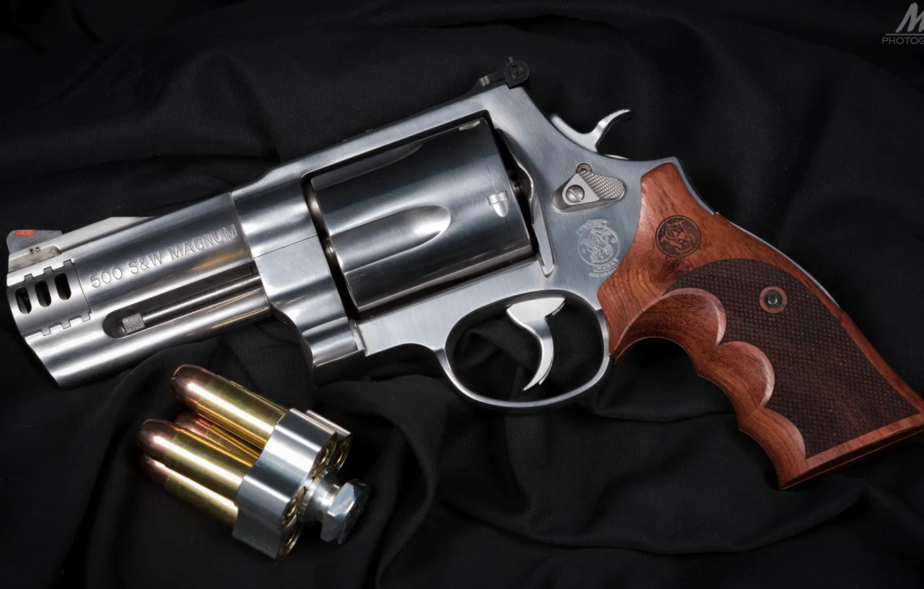 Фото обои оружие, револьвер, weapon, Smith & Wesson, revoler, Магнум 500, Magnum 500