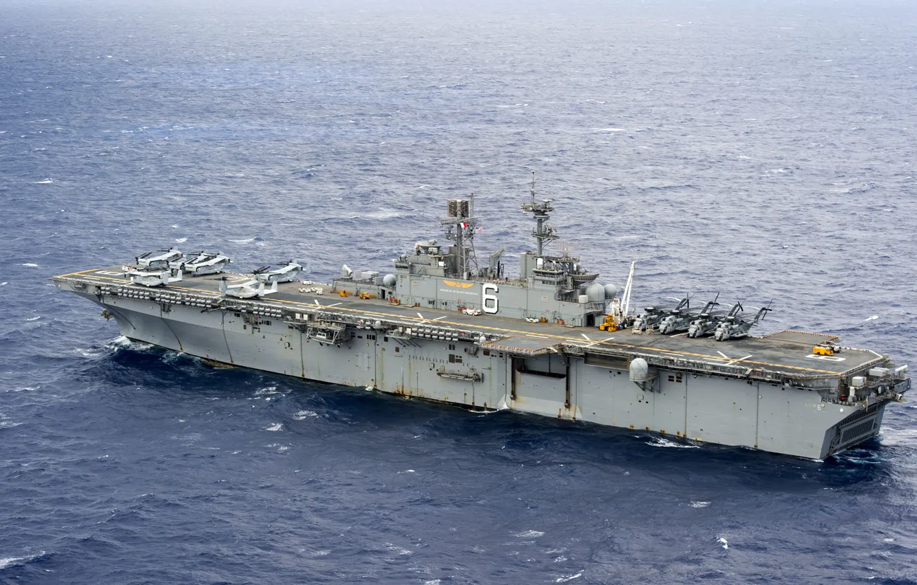 Фото обои армия, флот, USS Bonhomme Richard (LHD 6), Amphibious assault ship