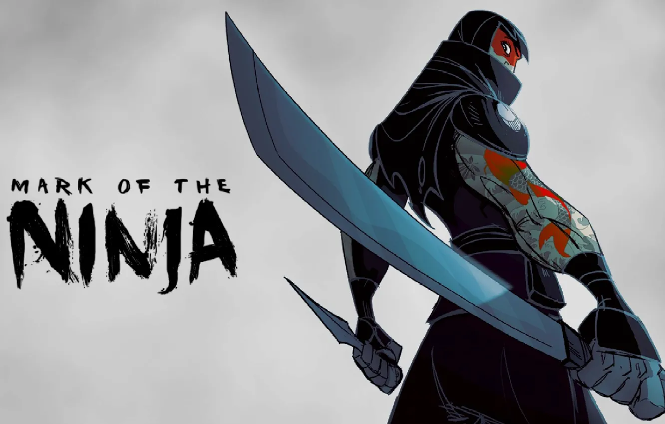 Фото обои ниндзя, games, ninja, klei, Mark of the Ninja