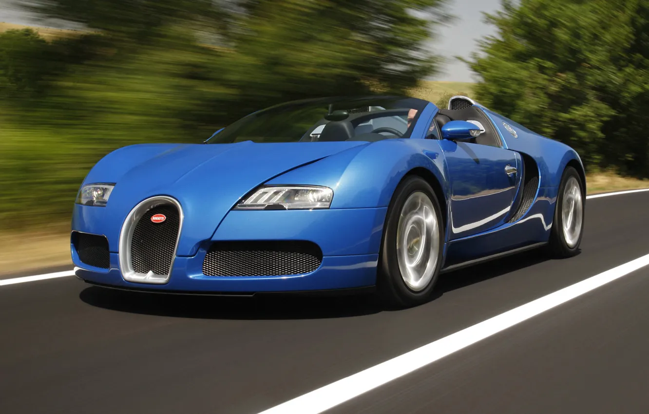 Фото обои bugatti, roadster, veyron/grand.sport