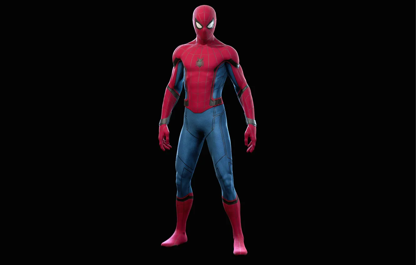 Фото обои человек-паук, spider-man, suit, костюм Старка