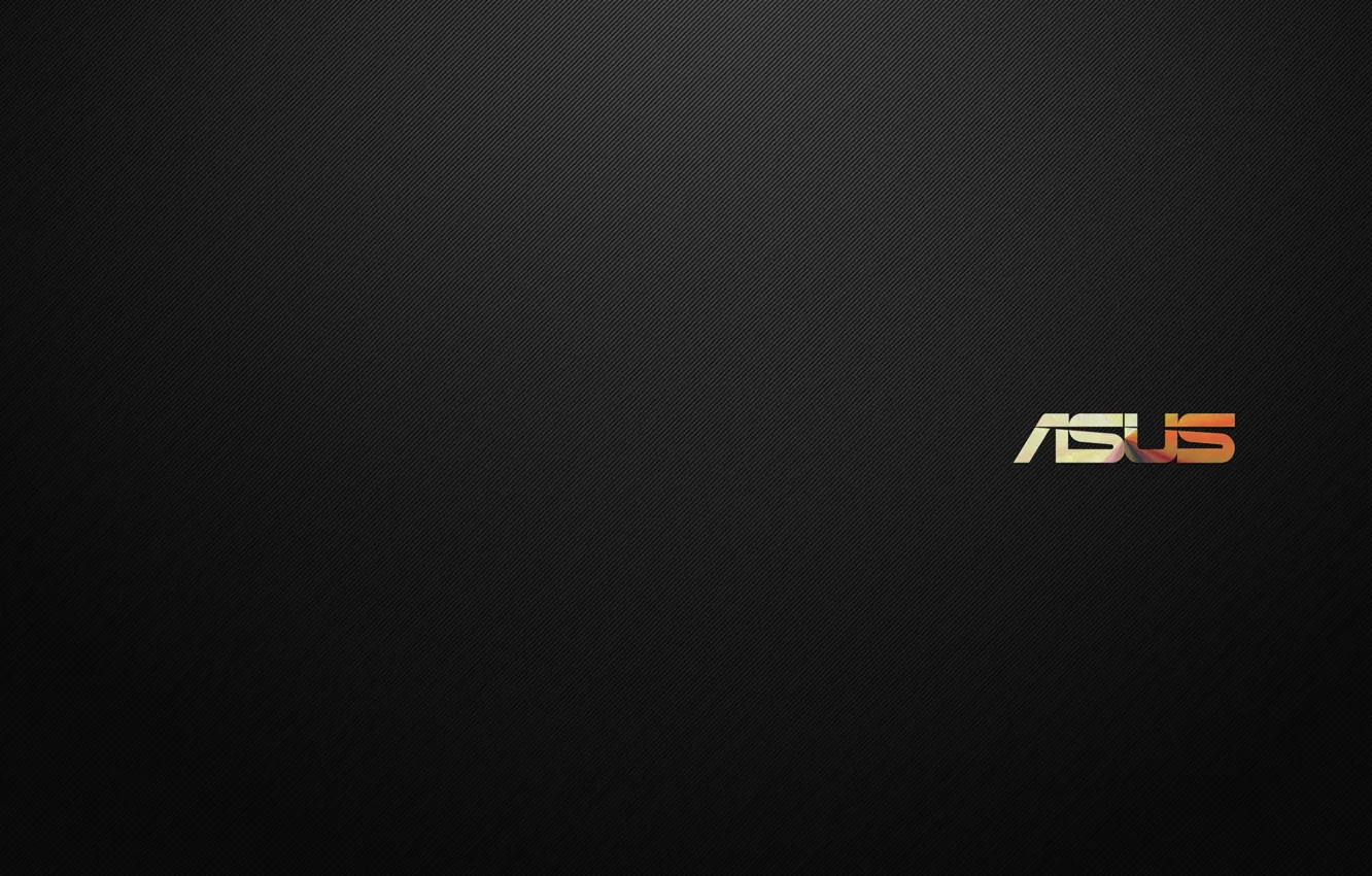 Фото обои Логотип, Logo, ASUS, Digital Art, Gradient, Темный Фон