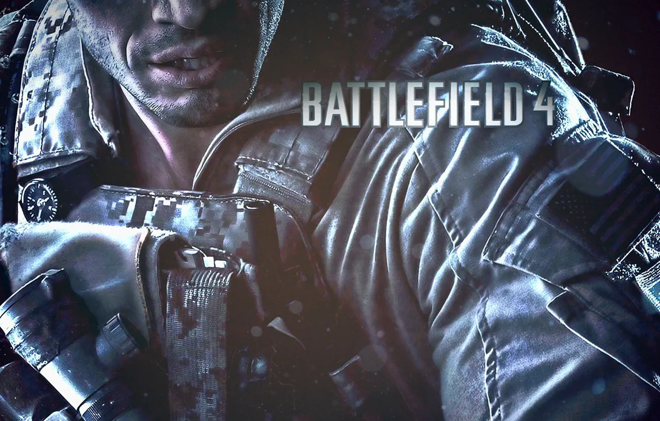 Фото обои оружие, солдат, форма, Battlefield 4
