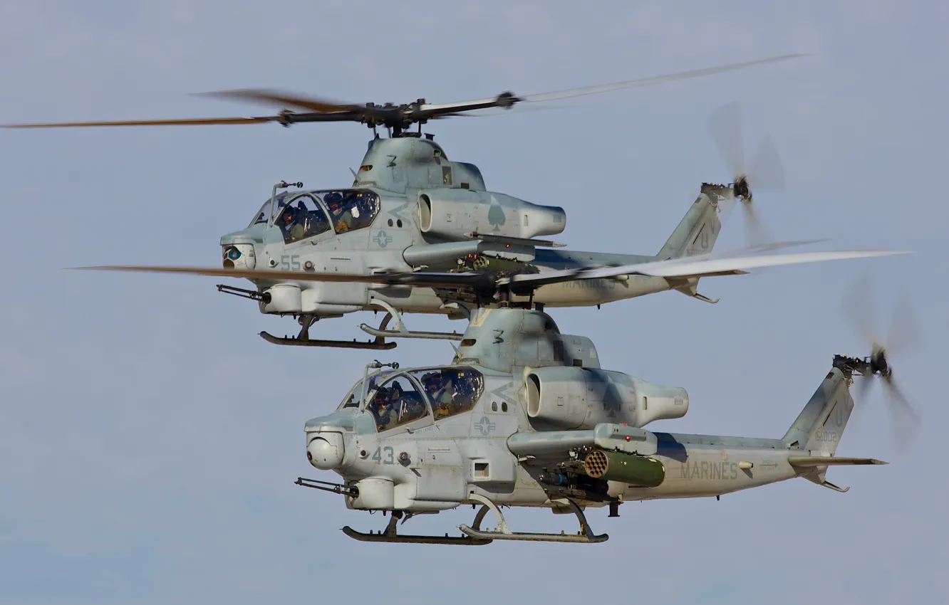 Фото обои вертолет, Viper, ударный, Bell AH-1Z, «Вайпер»