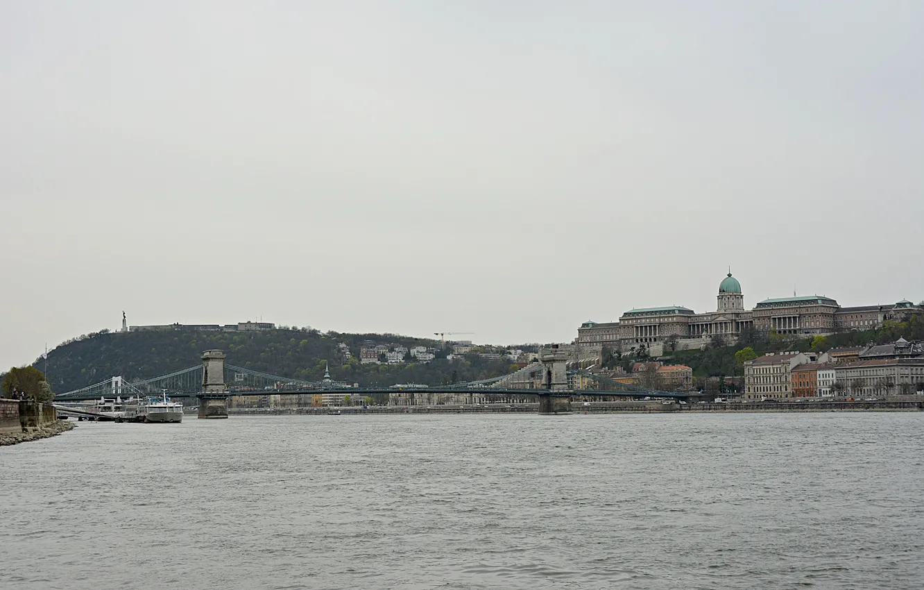 Фото обои мост, bridge, Венгрия, Hungary, Будапешт, Дунай, Budapest, Danube