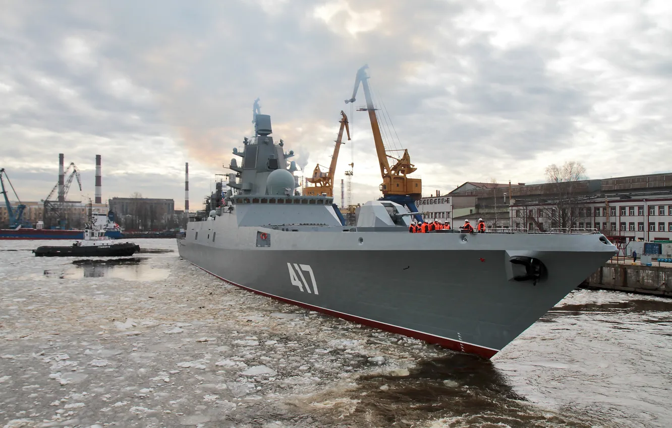 Фото обои корабль, фрегат, Адмирал Горшков, сторожевой