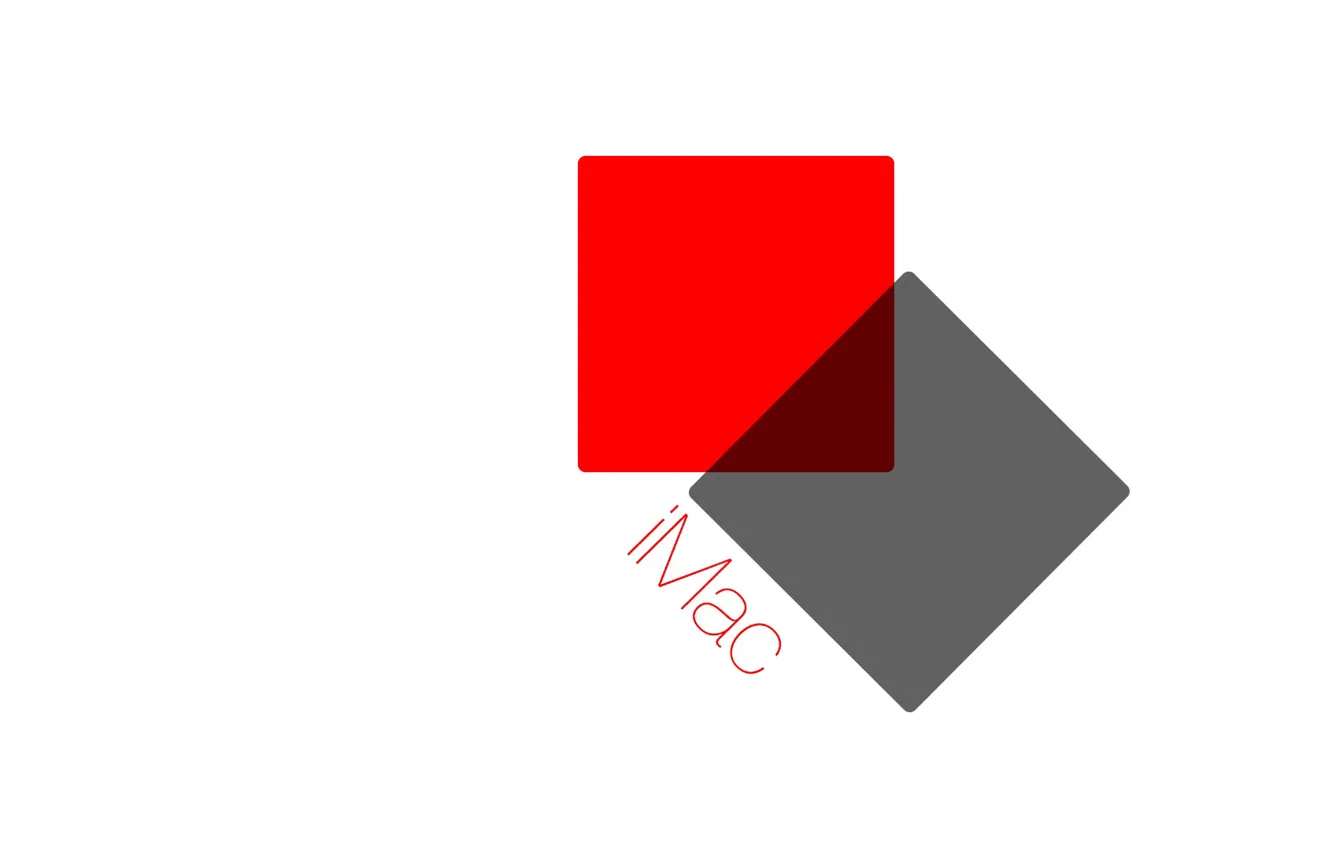 Фото обои белый, минимализм, квадраты, iMac, аймак