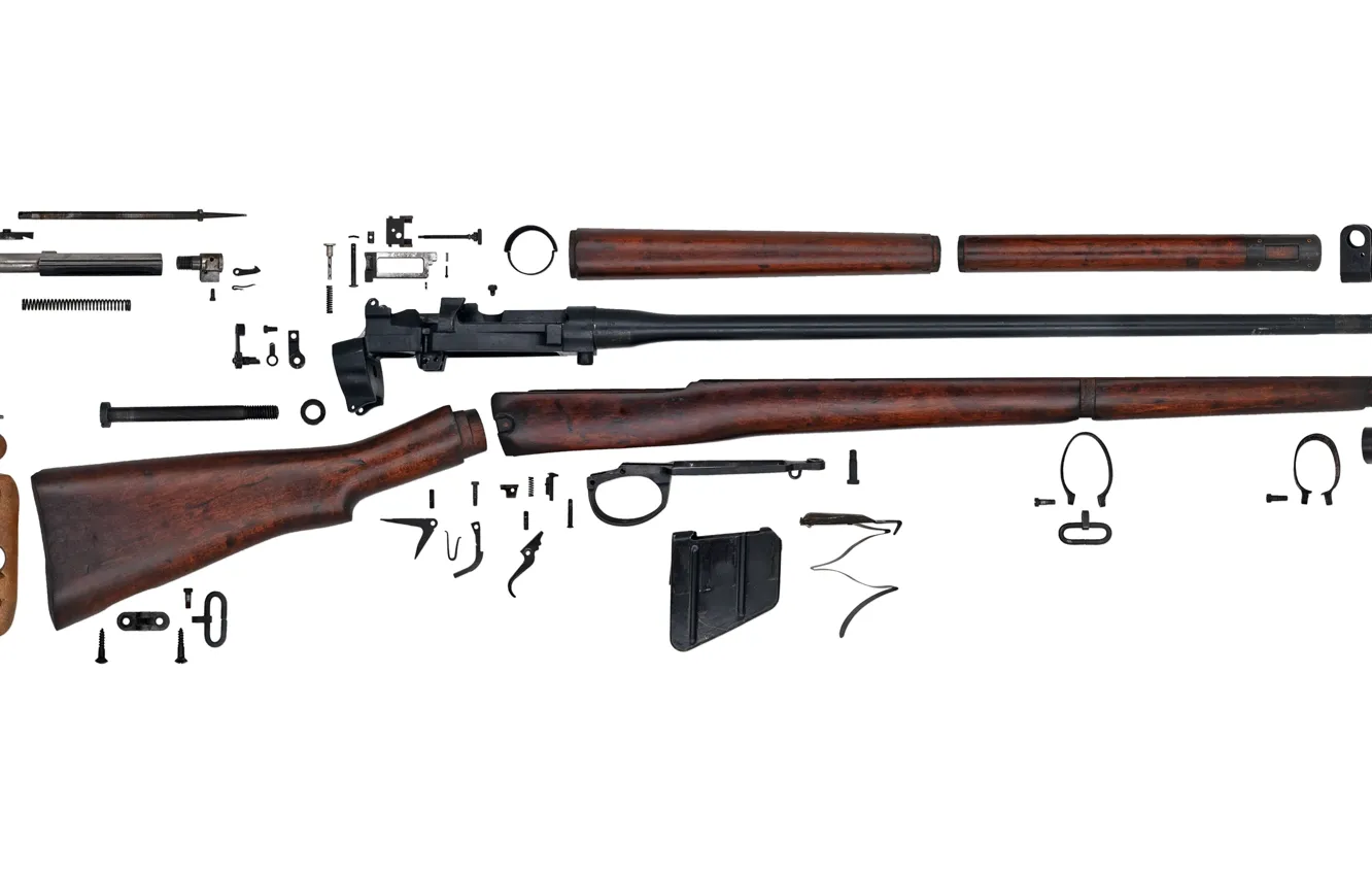 Фото обои metal, wood, lee enfield no4 mk1