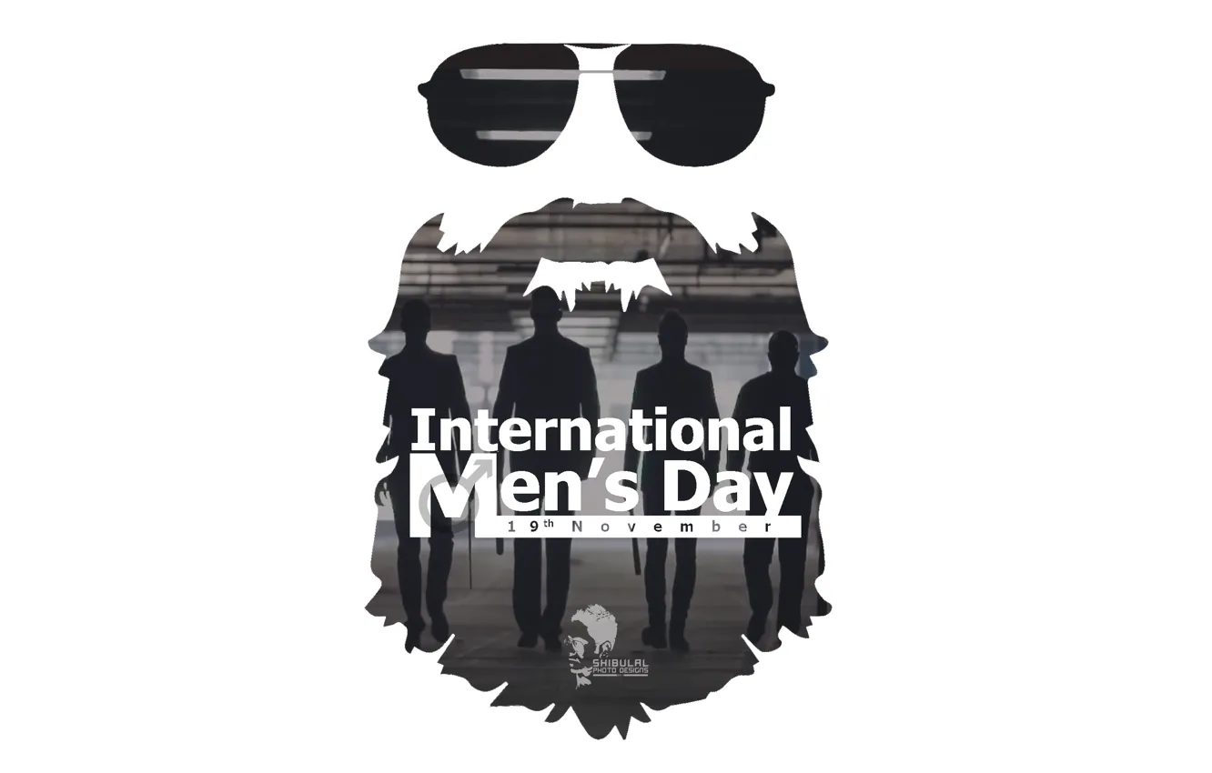 Фото обои Men, Double Exposure, Photo Manipulation, International Mens Day