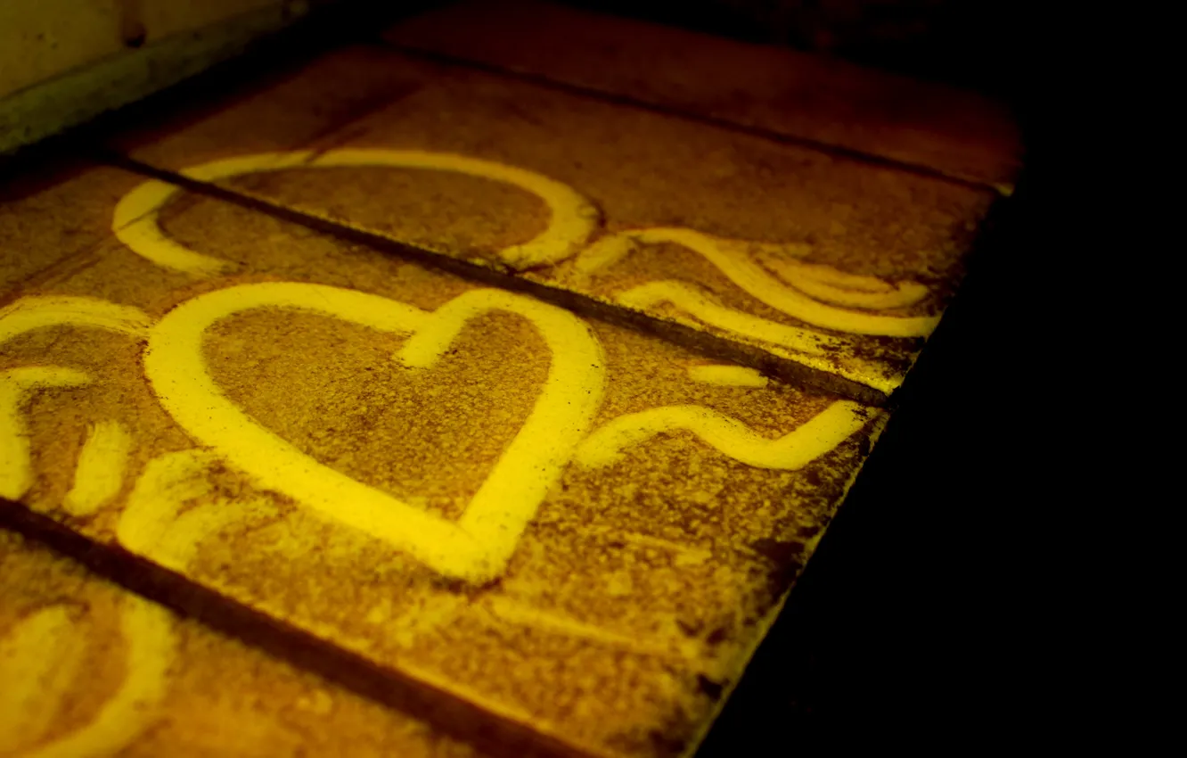 Фото обои любовь, романтика, сердце, рисунок