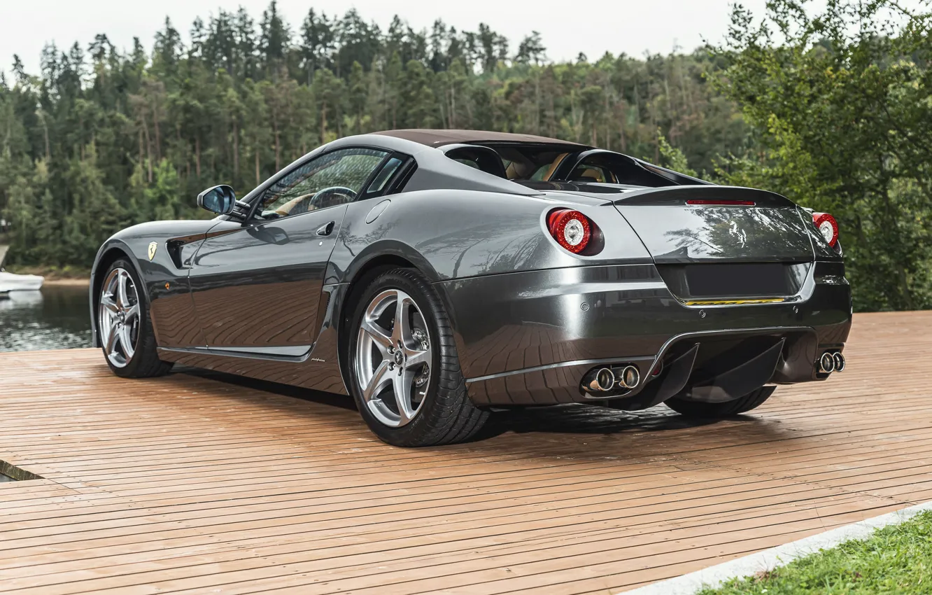 Фото обои Ferrari, SA Aperta, rear view, Ferrari SA Aperta