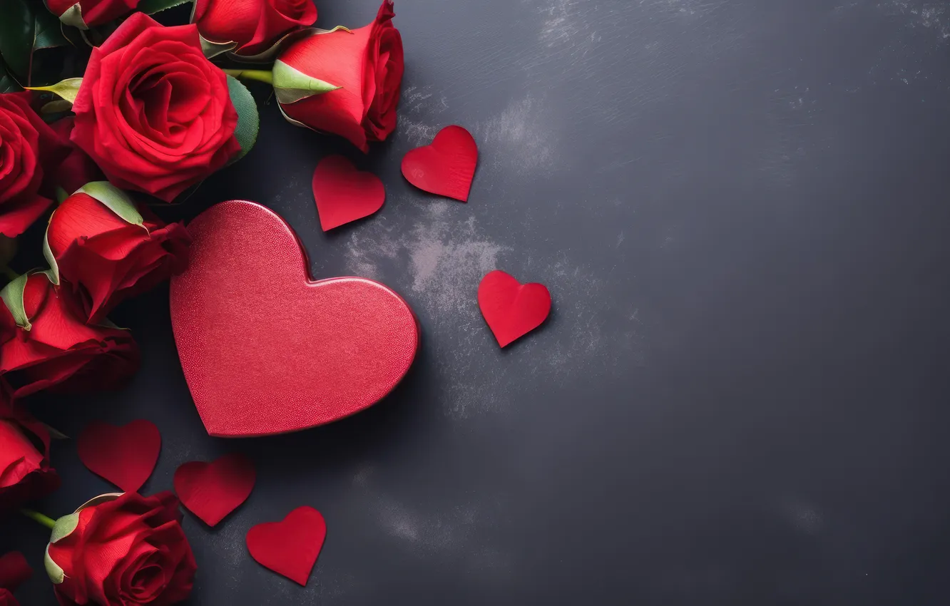 Фото обои любовь, цветы, романтика, сердце, розы, букет, love, happy